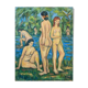Large painting hst "baigneuses" marcelle guetta-fattal (1922-2009) fauvism