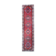 Vintage persian runner rug long handwoven oriental wool carpet - 74x300cm