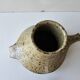 Ceramic stoneware teapot design with pyrite effects, unsigned.