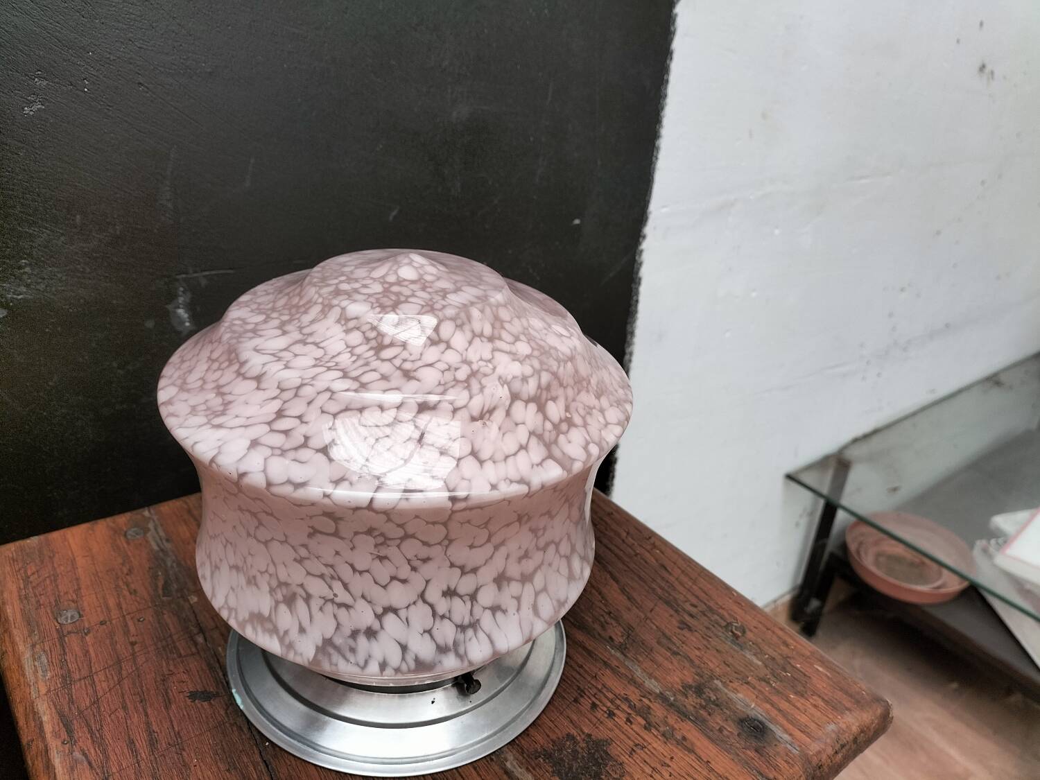 Clichy glass ceiling light
