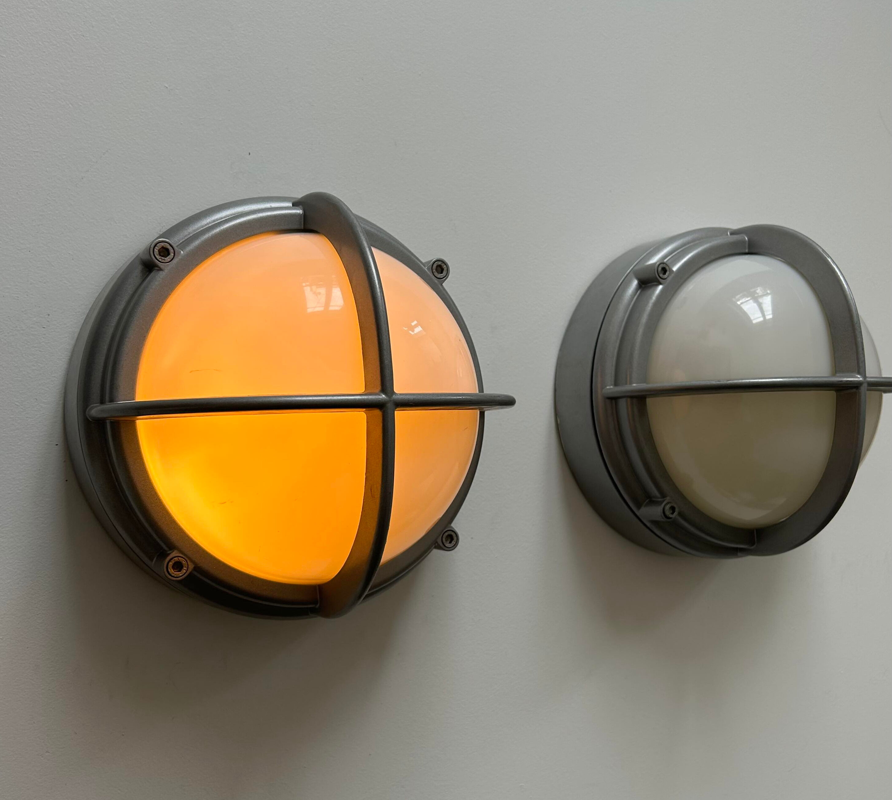 Pair of vintage SYOT, Louis Poulsen, aluminum