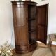 Curved wooden corner unit