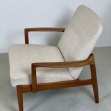 Danish lounge chairs by Edvard Kindt Larsen & Tove Kindt Larsen for France & Daverkosen, 1950s