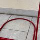 Swing Chair Jutta and Herbert Ohl Rosenthal Lübke 1982 Lacquered Red Steel