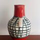Vase rouge et vert West Germany