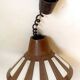 Bakelite pendant light up and down 70s Diameter 40 cm