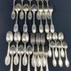 Christofle cutlery set silver metal Empire large cutlery and desserts, spoons
