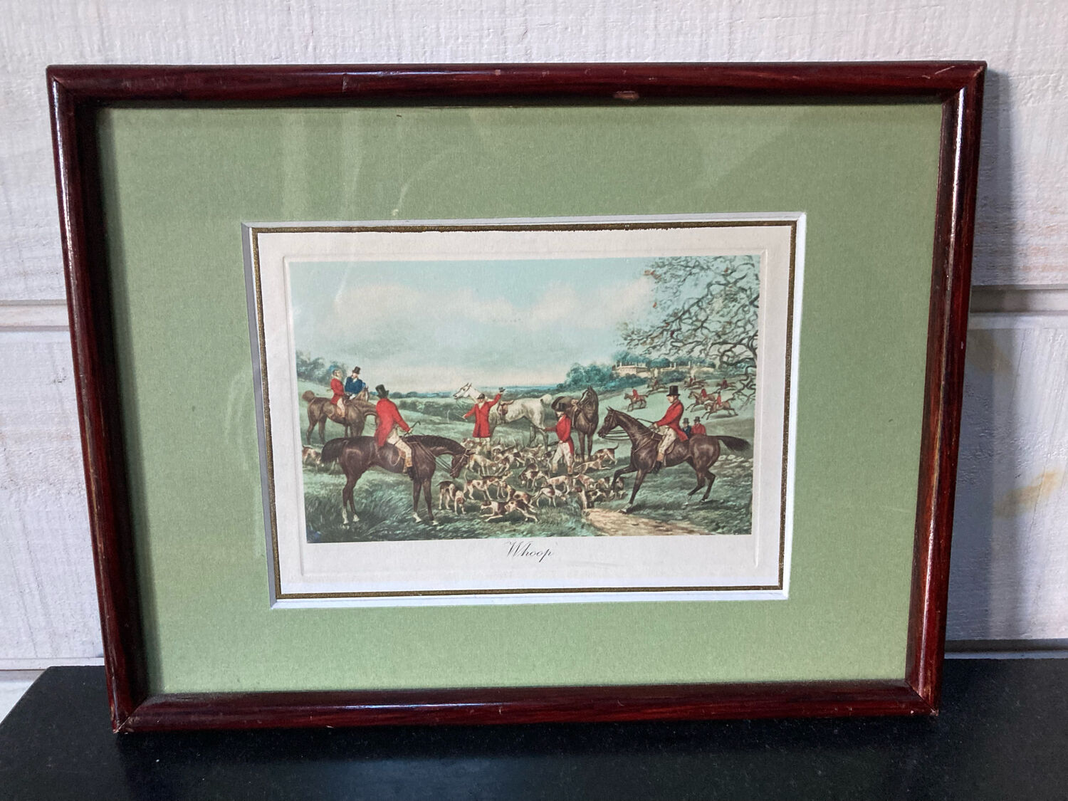 Old drawing frame - Hunting hounds