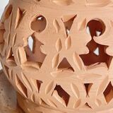 Handmade terracotta tealight candle holder