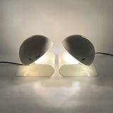 Rare Pair of Lamps 'Bugia' by Giuseppe Cormio for Harvey Guzzini, 1970s