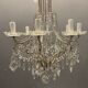 Italian vintage crystal beaded chandelier
