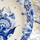 Large hand-painted Royal Delft Blue Holland dish