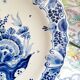 Large hand-painted Royal Delft Blue Holland dish