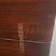 Vintage lift-top coffee table in solid oak – 1950s/60s