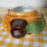 Corn cob slip gravy boat