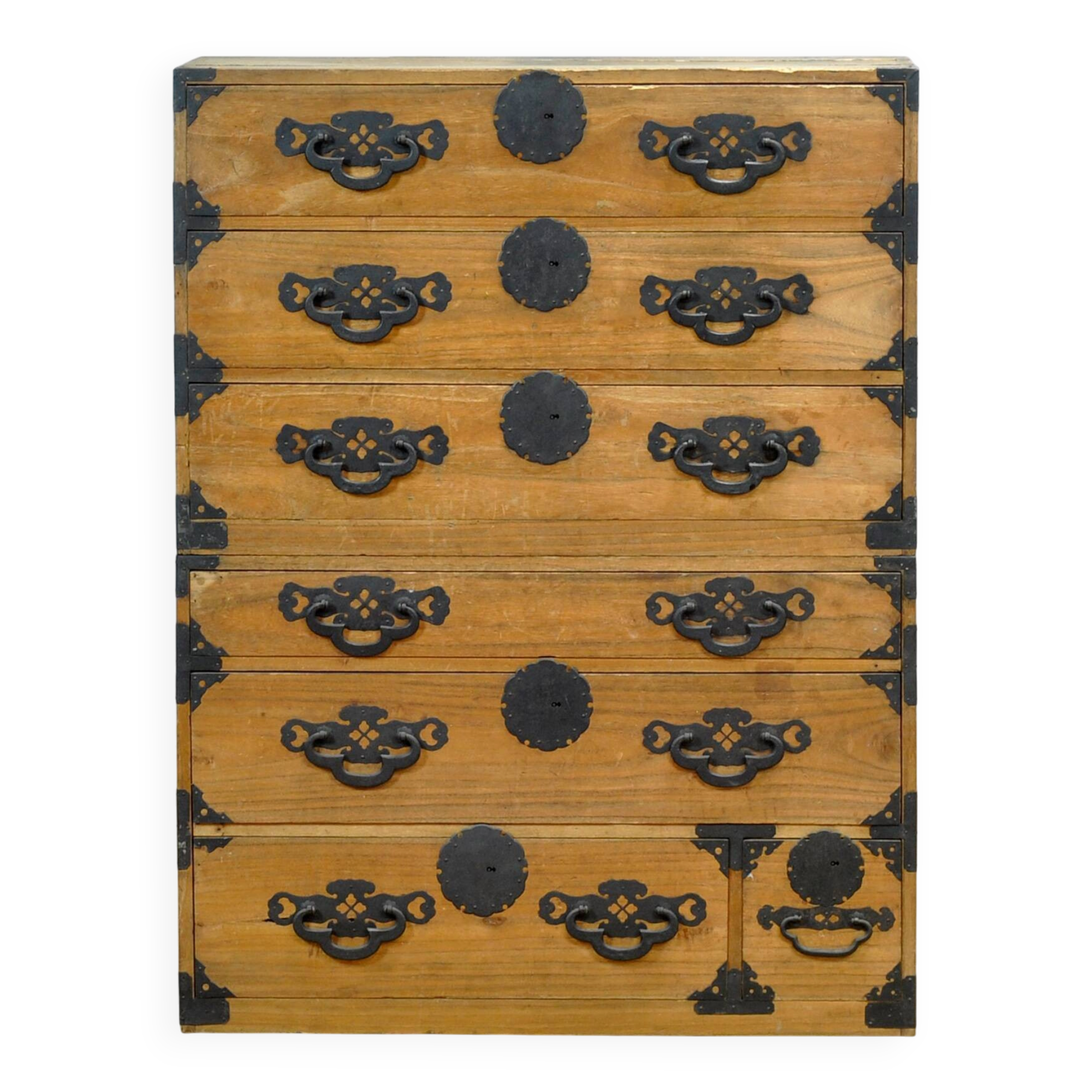 Japanese Tansu chest of drawers, circa 1870