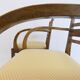 Set of 2 Art Deco chairs in birch burl