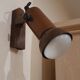 Lot de 2 appliiques murales en bois