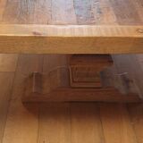 V-lab table in solid wood