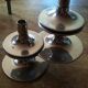 Nagel candle holders in chromed metal 1960/70