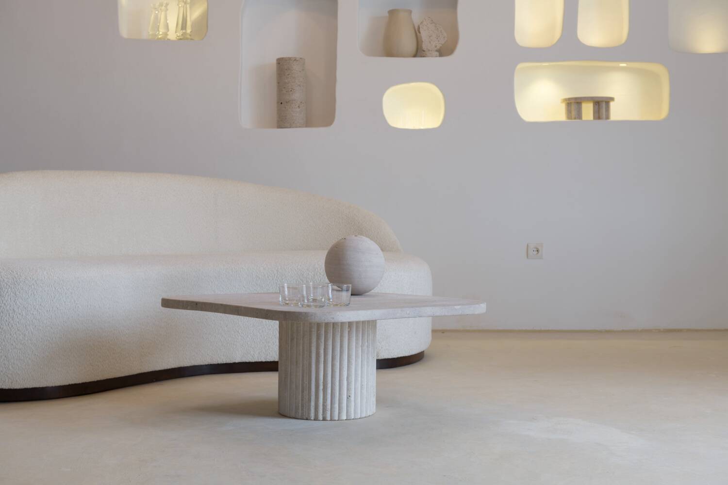 Athena coffee table 90x90 cm