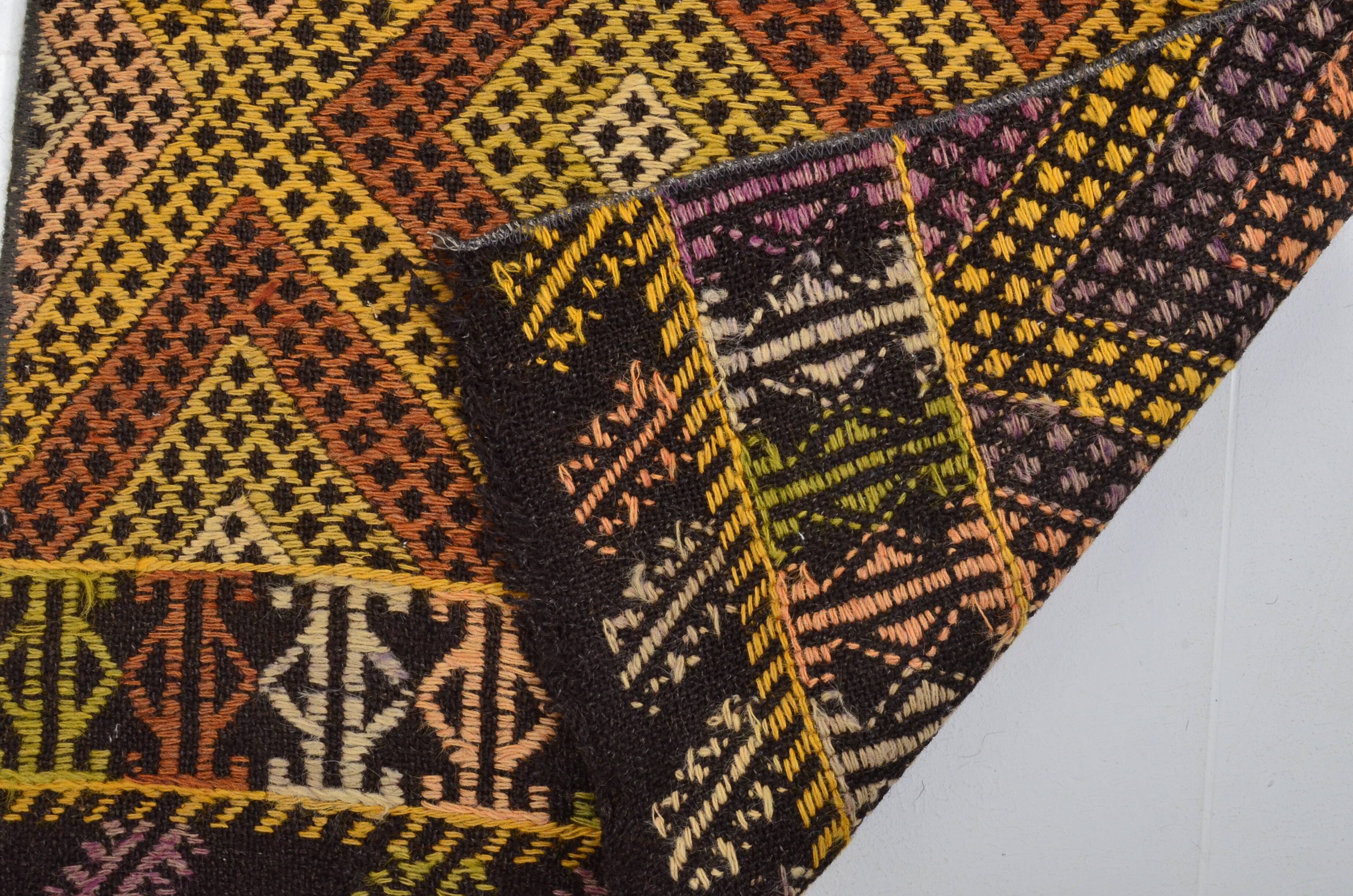 Tribal Vintage Oushak Kilim Rug sku 3399