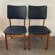 Pair of Scandinavian chairs from the 60s in teak