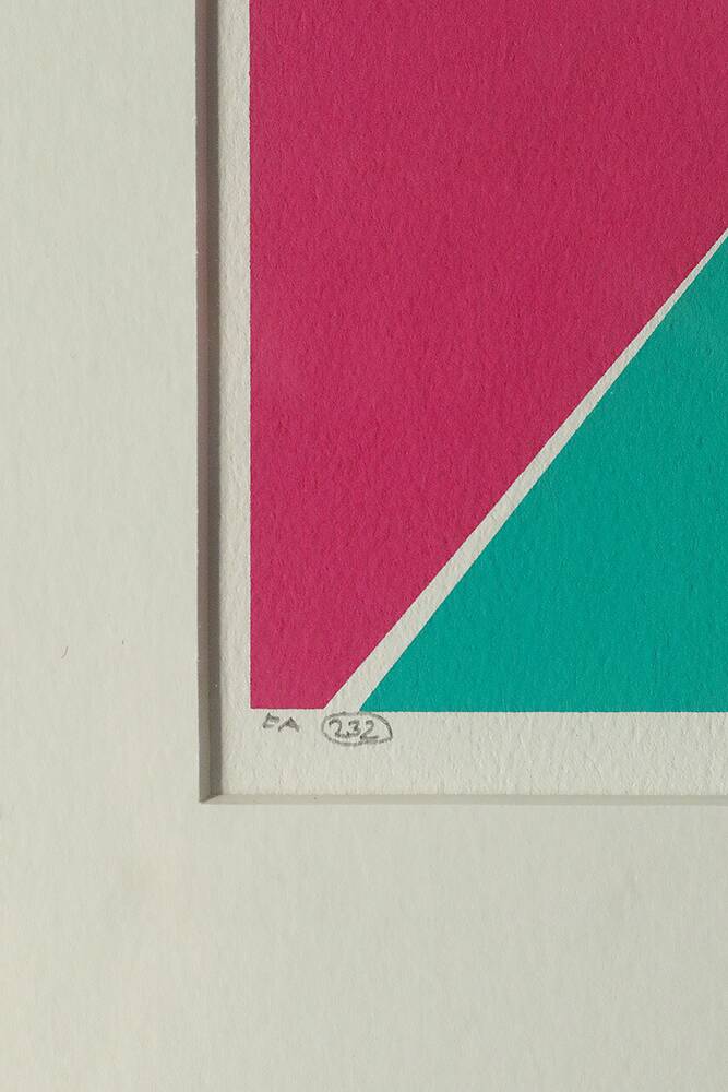 Ole Folmer Hansen, Composition, Sérigraphie, 2012, encadré