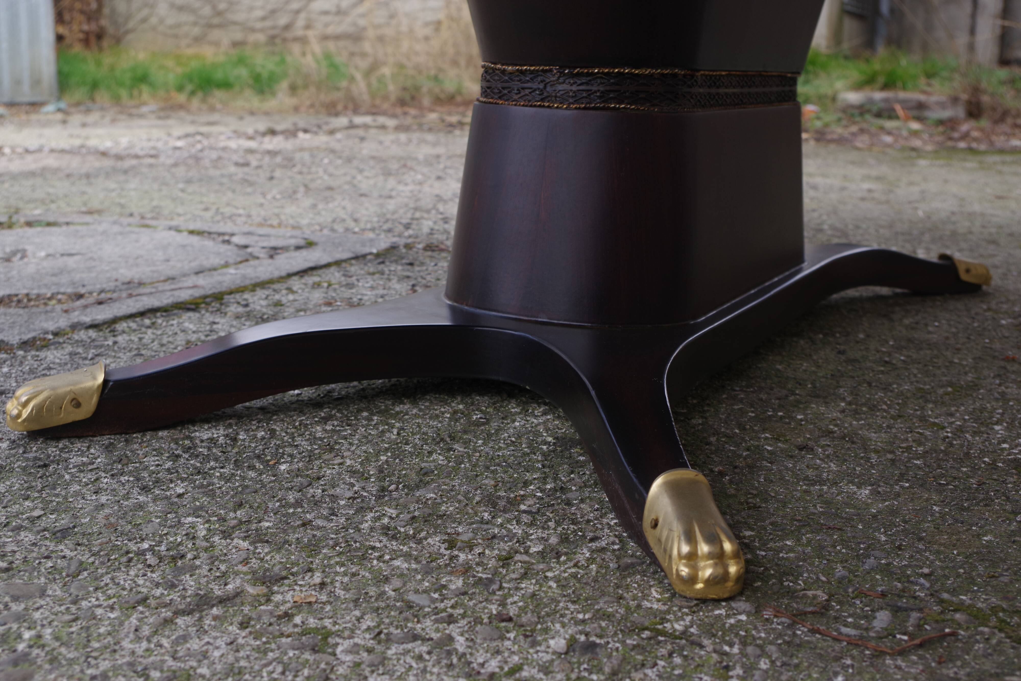 Dining Room Table and Mahogany Chairs by Fratelli Rigamonti, 1950s, Set of 7