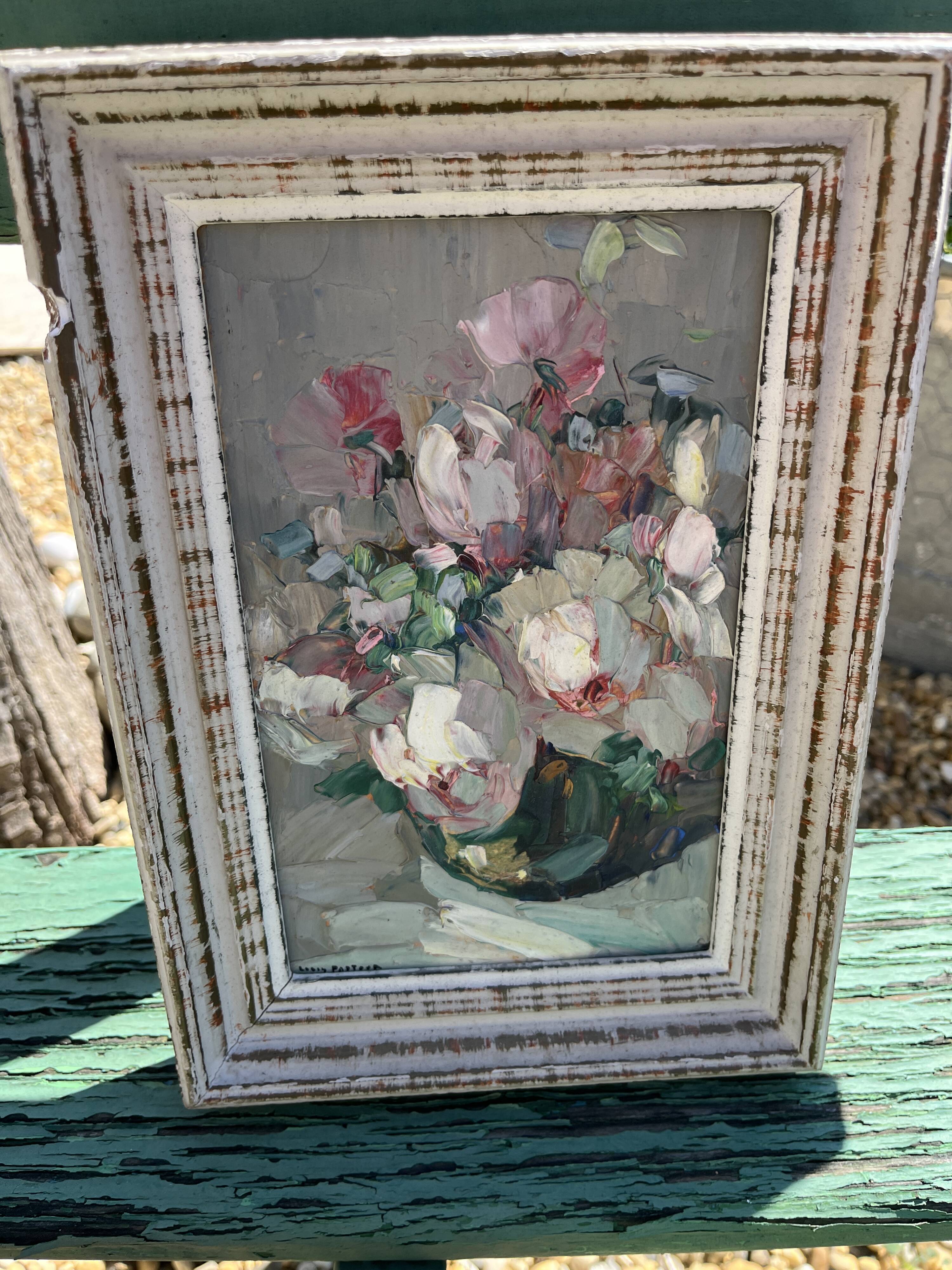 Flower painting signed Louis Pastour