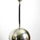 Mid Century ceiling lamp by the Vereinigte Werkstätten silver-plated