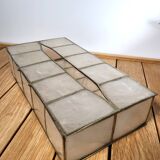 Mother-of-pearl and brass tissue box