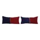 Set of 2 vintage kilim cushion covers 51x25 cm