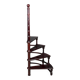 Library Staircase in Stained Beech – 20th Century