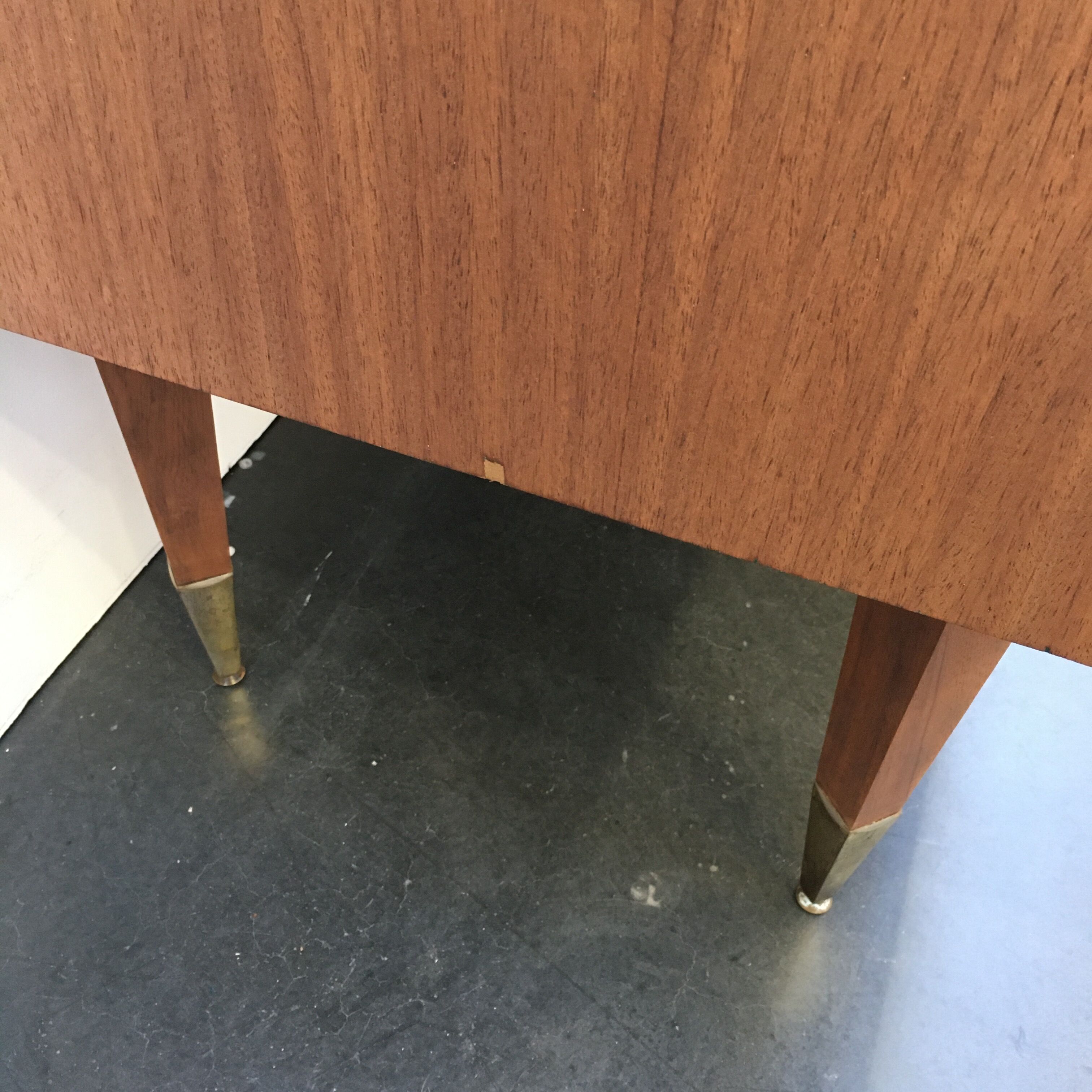 Scandinavian style teak chest of drawers