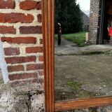 Solid wood mirror