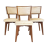 Suite de 3 chaises vintage