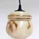 Set of 2 vintage ceiling lamps with marble pattern, 1960s