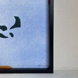 Medium format colorful abstract painting