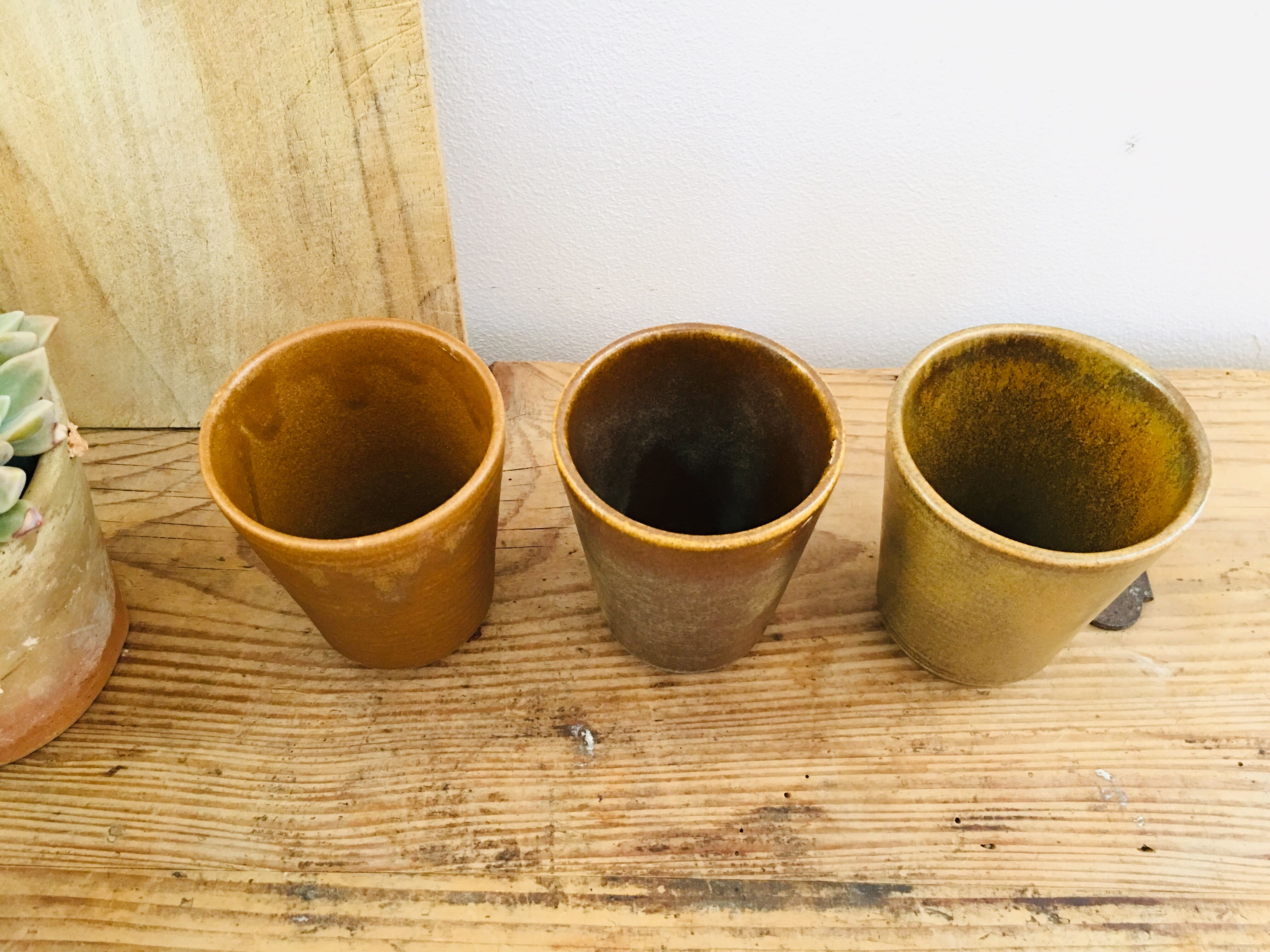 Terracotta mugs