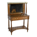Table console en merisier, style Louis XVI, fin XIXème