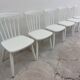 Série de 6 chaises de bistrot vintage