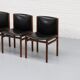 Italian Dining chair set by Tito Agnoli
