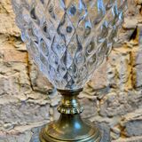 Diamond tip table lamp