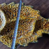Large Flat Fish Appetizer - Fat Lava Vallauris Earthenware 47 / 25 cm