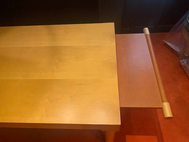 Liaigre desk polo around 1990 in sycamore
