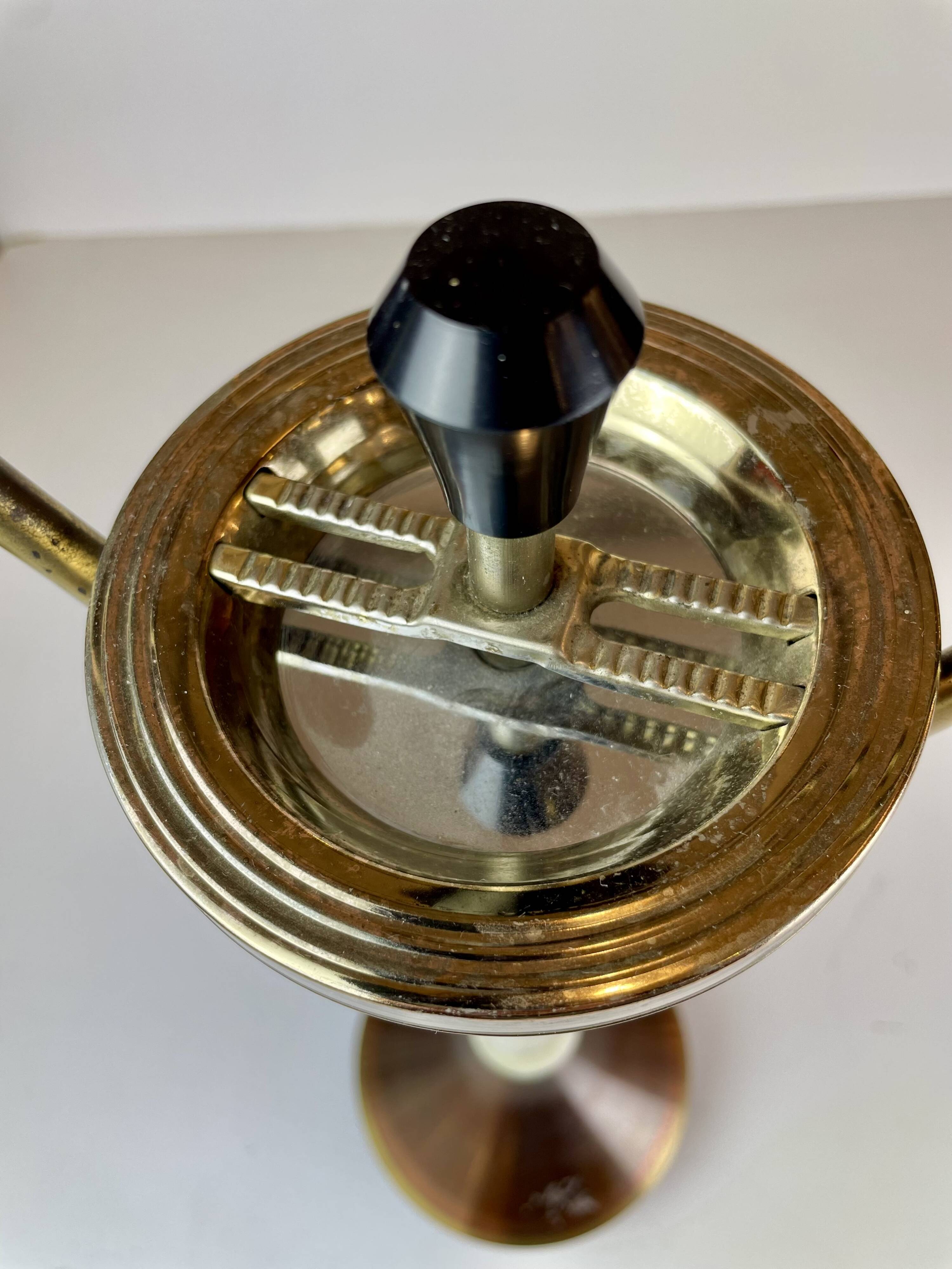 Italian Copper & Brass Ashtray on Foot, 1950s~60's