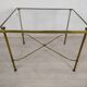 Golden brass coffee tables
