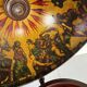 Large vintage Italian classical globe bar cabinet, 1970s