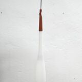Scandinavian suspension opaline and teak by Uno and 'Sten Kristiansson' for Luxus editions